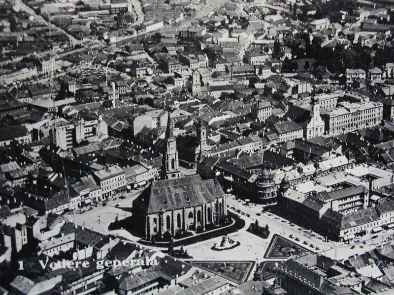 Clujul la 1930 - vedere aeriană